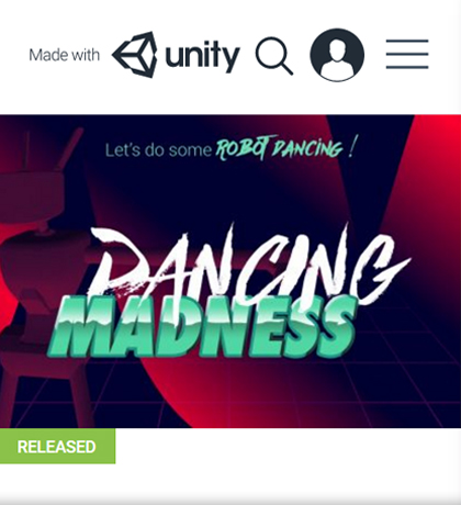 DancingMadness made with unity